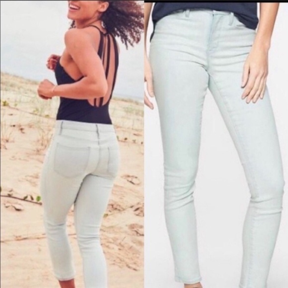 Athleta sculptex jeans in glacier wash NWT
